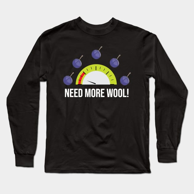 Knitting Sewing Crochet Quilting Knit Crochet Yarn Indicator Long Sleeve T-Shirt by TellingTales